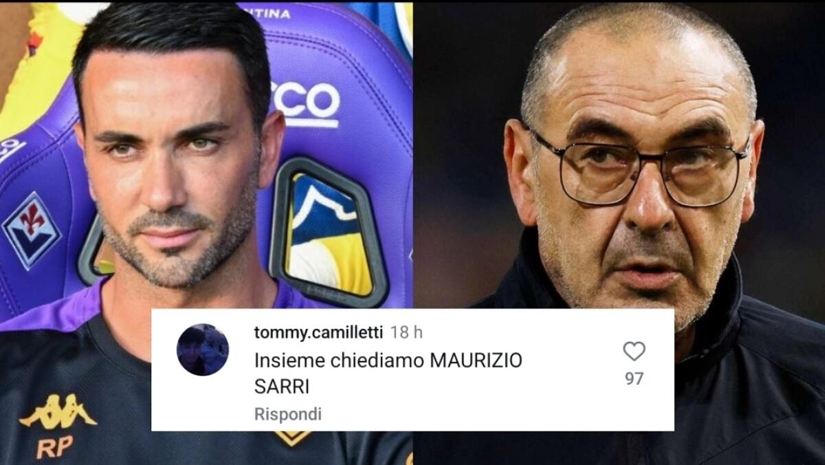 I tifosi della Fiorentina stufi di Palladino, sotto i post impazza il "Dateci Sarri". Italiano rimpianto - 