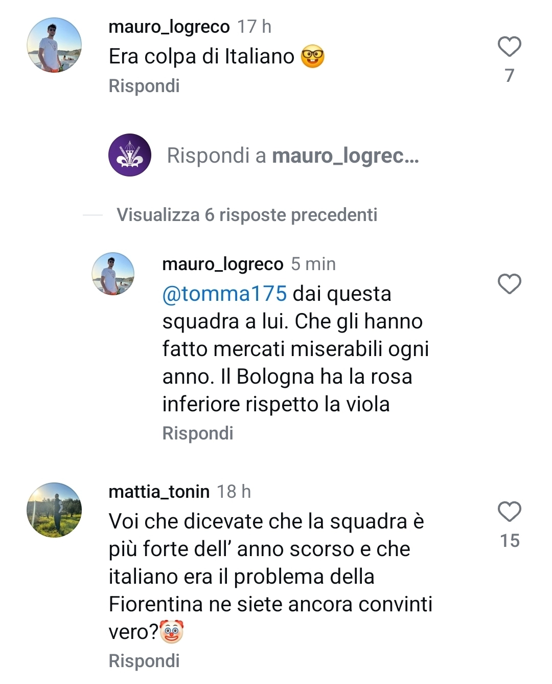 I tifosi della Fiorentina stufi di Palladino, sotto i post impazza il "Dateci Sarri". Italiano rimpianto