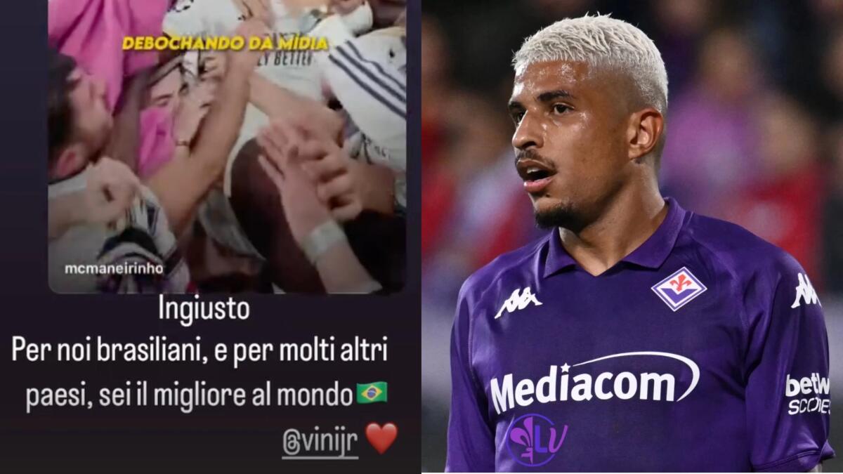 Dodo si schiera con Vinicius sul mancato Pallone d'Oro: "È ingiusto, sei il migliore al mondo" - 