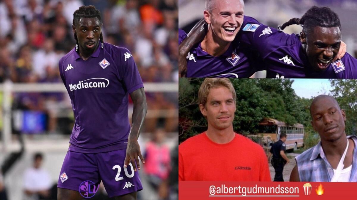 Kean e Gudmundsson sempre più affiatati: l'attaccante posta un simpatico fotomontaggio sui social - 