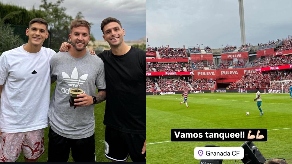 Quarta si gode la Spagna e La Liga 2: allo stadio per Granada-Cordoba per l'amico ex Torino Boyé - 