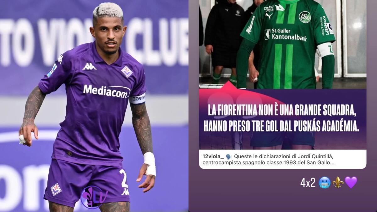 Dodo risponde al giocatore del San Gallo: "Non siamo una grande squadra? 4-2 e il cuore viola" - 