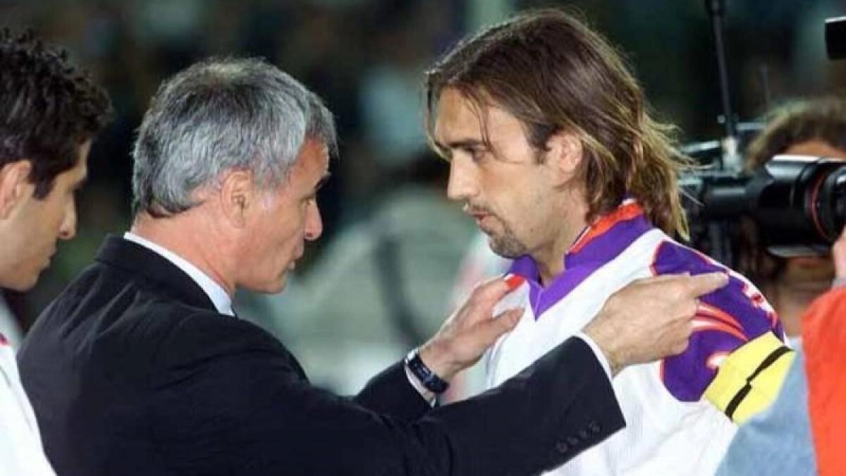 Ranieri: “Batistuta? Prima del Barça dissi che era bello silenziare i tifosi. Lui segnò e con il dito zittì lo stadio” - 