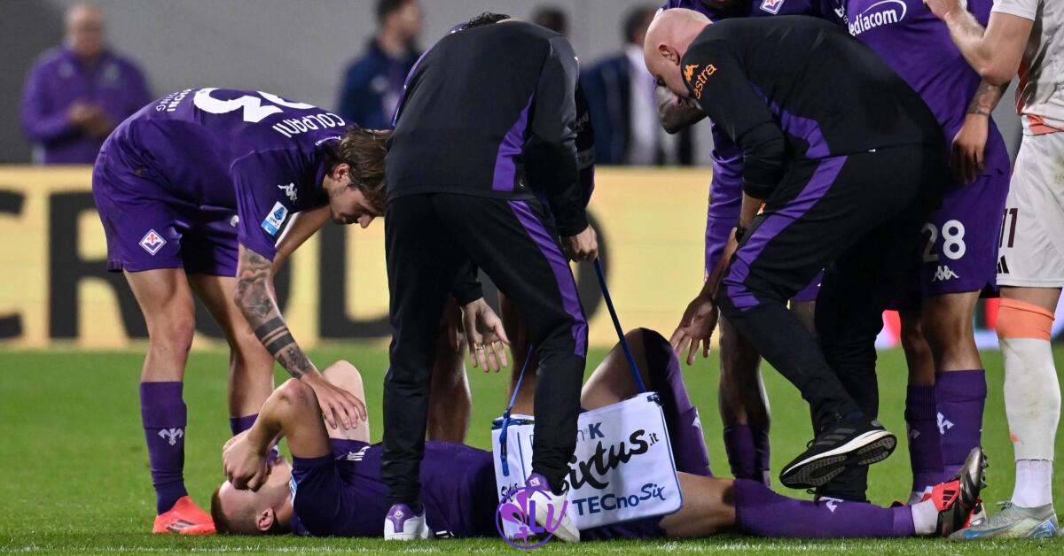A Genova una Fiorentina senza Comuzzo, ha una distorsione alla caviglia, nulla di grave ma riposa - Firenze, Stadio Artemio Franchi, 27.10.2024, Fiorentina-Roma, foto Lisa Guglielmi. Copyright Labaroviola.com