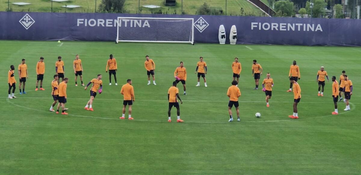 Dalla rifinitura della Fiorentina: Pongracic si allena con il gruppo, presenti anche Baroncelli e Kouadio - 