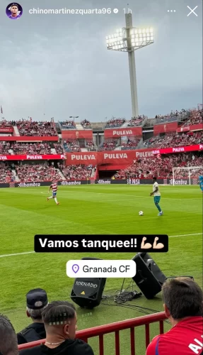 Quarta si gode la Spagna e La Liga 2: allo stadio per Granada-Cordoba per l'amico ex Torino Boyé