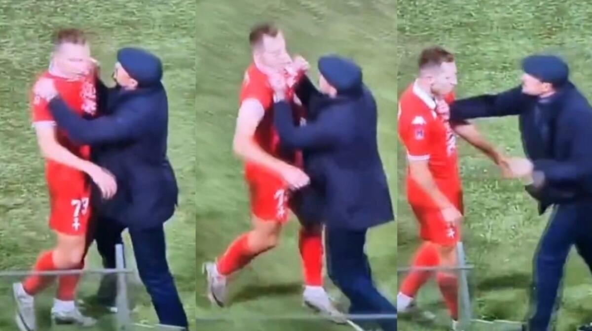 Follia in serie C: l'allenatore della Triestina aggredisce il proprio giocatore perchè espulso. Il video - 