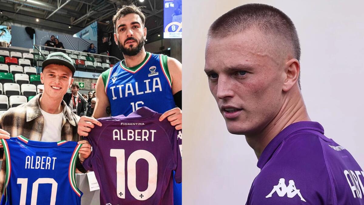 (FOTO): Gudmundsson scambia la maglia con Tessitori dell'Italbasket, è a Reggio Emilia - 