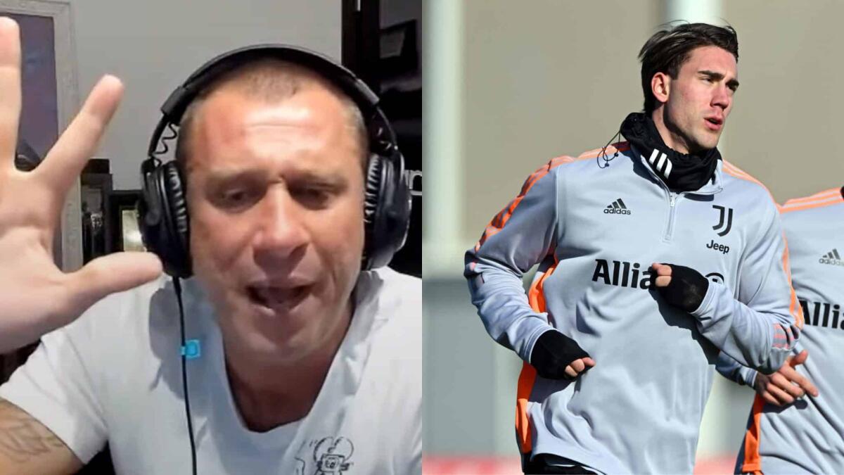 Cassano non ha dubbi: "Vlahovic è scarso, ha paura di avere la palla. La Juventus lo ha strapagato" - 