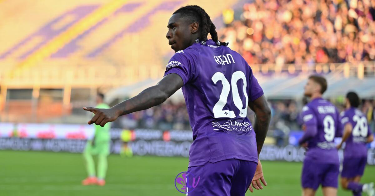 Kean al fianco di Batistuta, Toni e Baggio. Firenze sogna in grande per il suo impatto  - Firenze, Stadio Artemio Franchi, 10.11.2024, Fiorentina-Verona, foto Lisa Guglielmi. Copyright Labaroviola.com