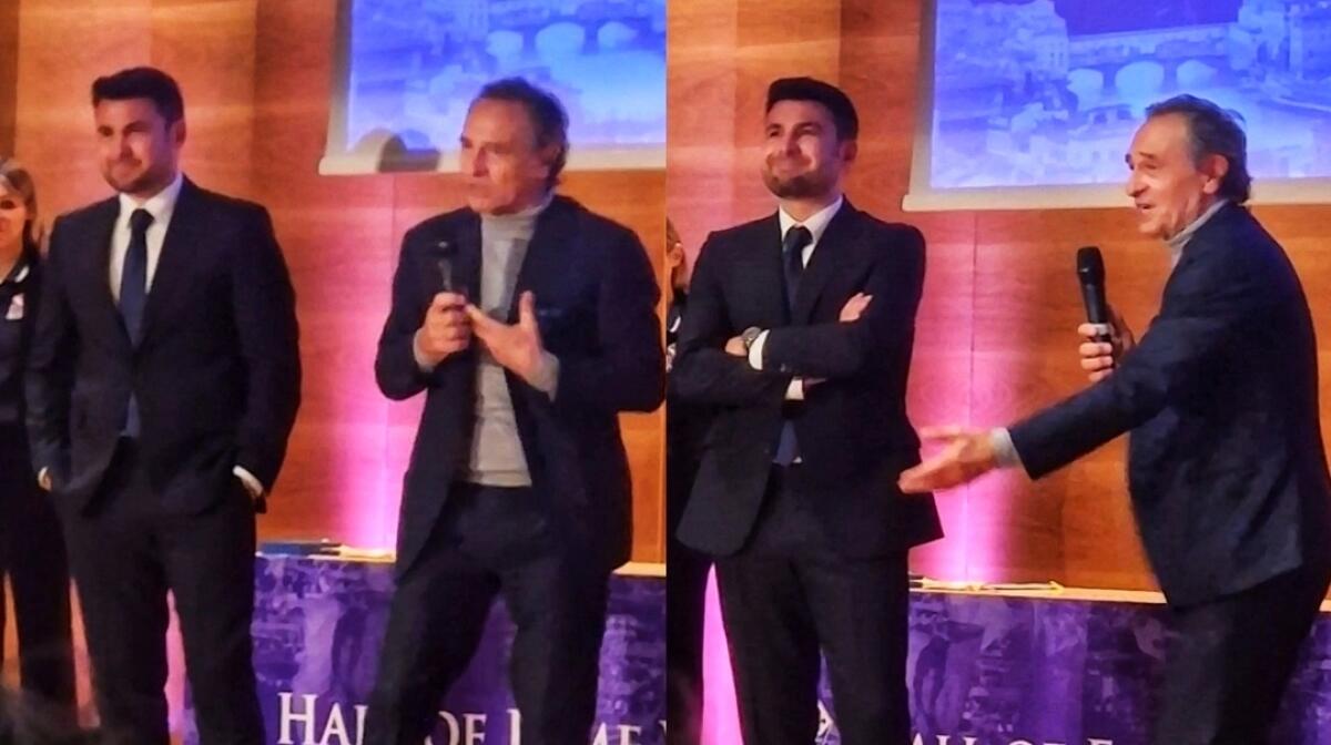 VIDEO, Prandelli e Mutu, che show: "Non ha mai tradito in campo, gli dicevo di passa, poi faceva gol" - 