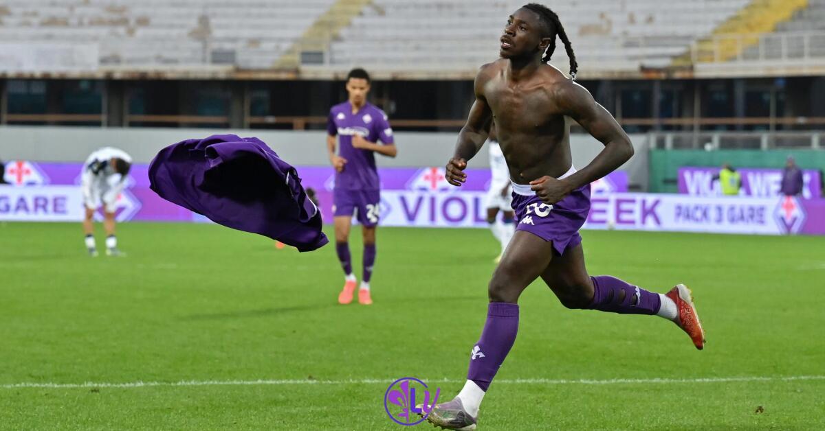 Kean è al top, ha fatto dimenticare Vlahovic. La Nazionale ha trovato il bomber? Lo dirà il tempo - Firenze, Stadio Artemio Franchi, 10.11.2024, Fiorentina-Verona, foto Lisa Guglielmi. Copyright Labaroviola.com