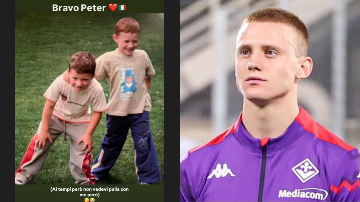 Il fratello di Comuzzo festeggia la chiamata in Nazionale: "Grande Peter. Ai tempi però non vedevi palla con me" - 