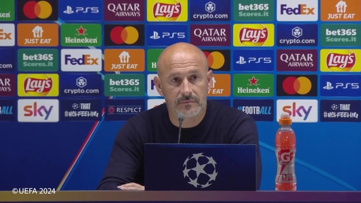 Italiano: "In Conference con la Fiorentina incontrate squadre forti, non siamo abituati a quelle della Champions" - 
