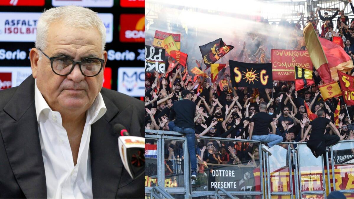 Clima pesante a Lecce, cori da parte della Curva: "Corvino è solo colpa tua. Vattene da Lecce" - 