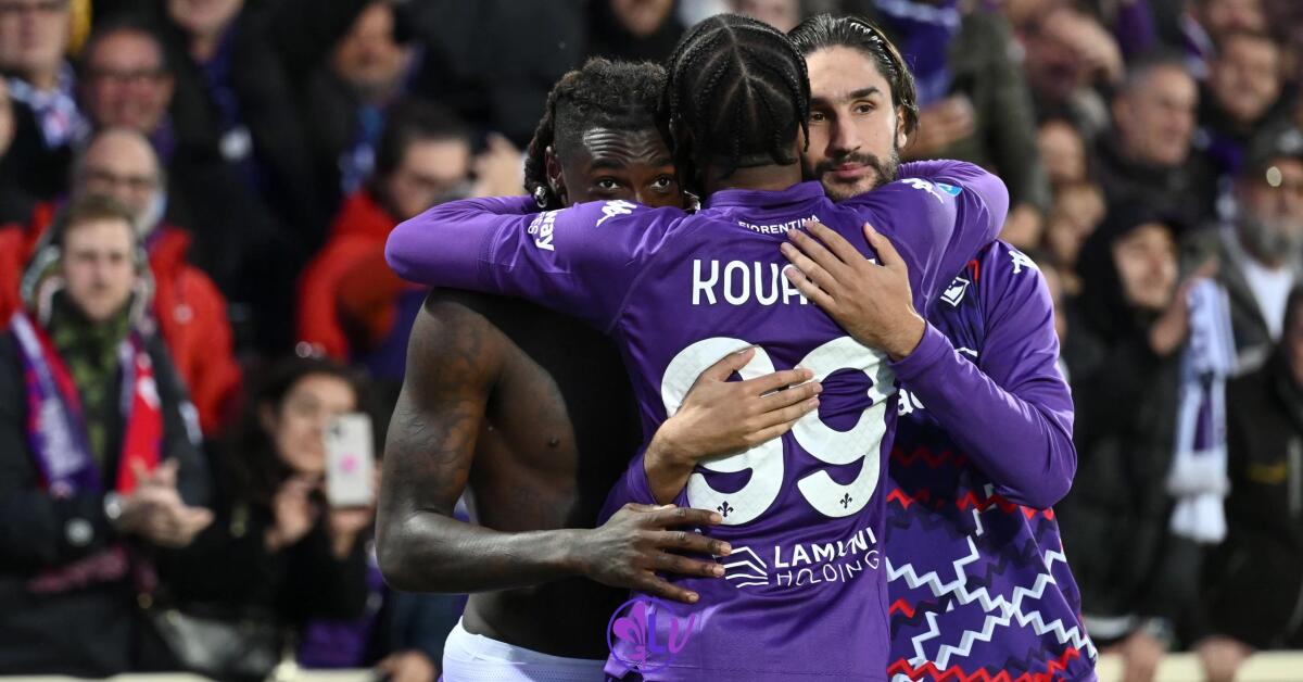 Kouamé: "Palladino preferisce schierarmi da centravanti, i gol arriveranno. Siamo un gruppo unito" - Firenze, Stadio Artemio Franchi, 10.11.2024, Fiorentina-Verona, foto Lisa Guglielmi. Copyright Labaroviola.com