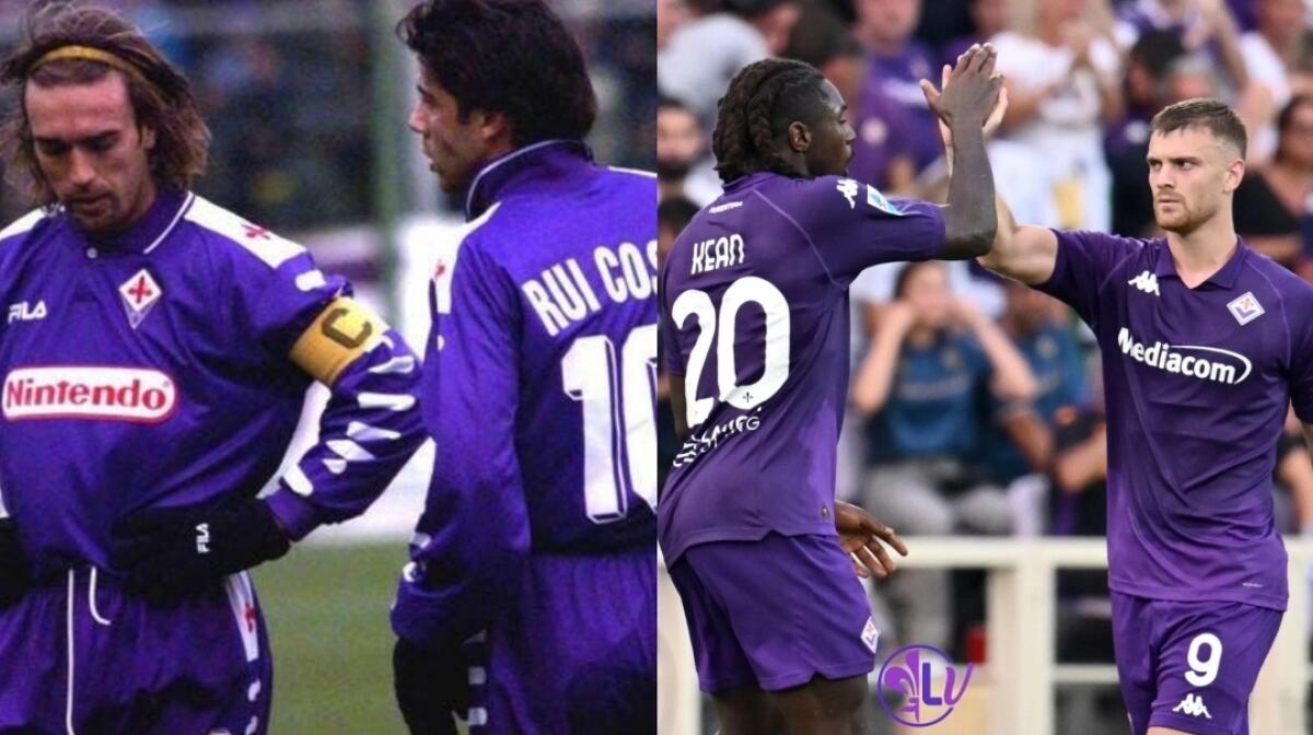 "Assist di Rui Costa e diagonale di Batistuta, sul primo gol abbiamo rivisto l'azione di quella Fiorentina" - 