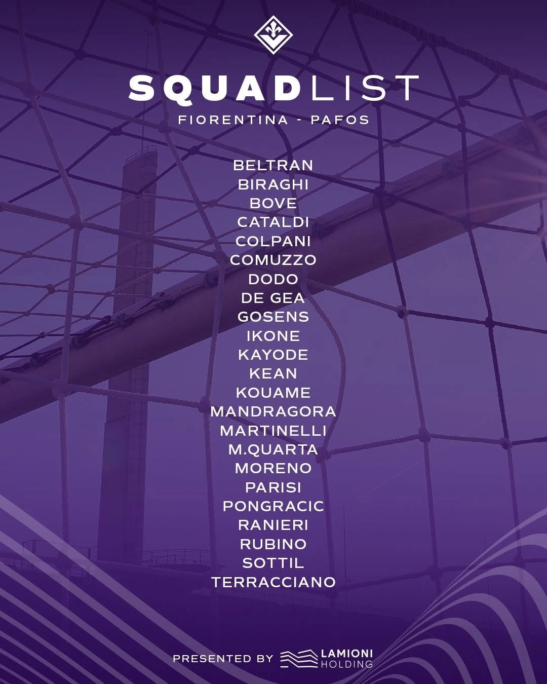 Convocati Fiorentina: Adli out a sorpresa, assenti anche Gudmundsson e Richardson, c'è Biraghi