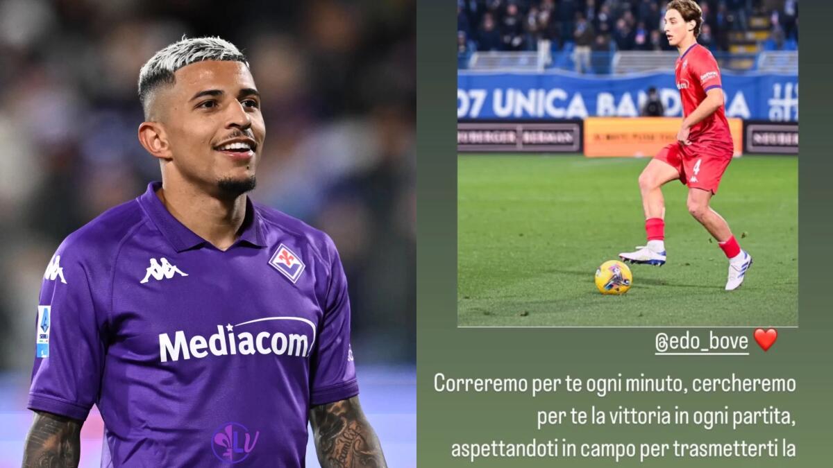 La dedica di Dodò a Bove: "Correremo per te ogni minuto, ti aspettiamo in campo a trasmetterci gioia" - 