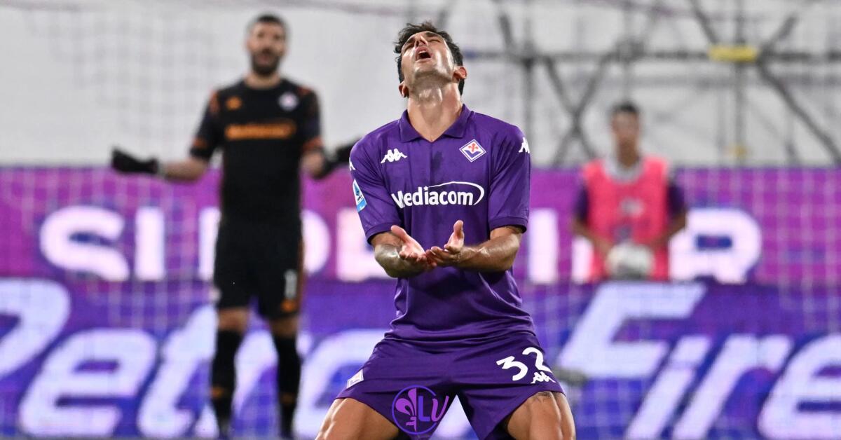 Cataldi: "Non è stato facile giocare oggi e ce ne siamo accorti anche noi, Edo tecnicamente ci mancherà" - Firenze, Stadio Artemio Franchi, 1.09.2024, Fiorentina-Monza, foto Lisa Guglielmi. Copyright Labaroviola.com