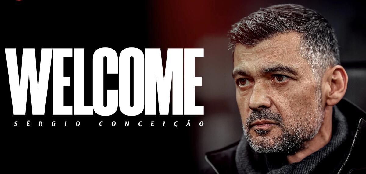 Ribaltone in casa Milan: Sergio Conceiçao è il nuovo allenatore. Ha firmato fino al 2026 - 