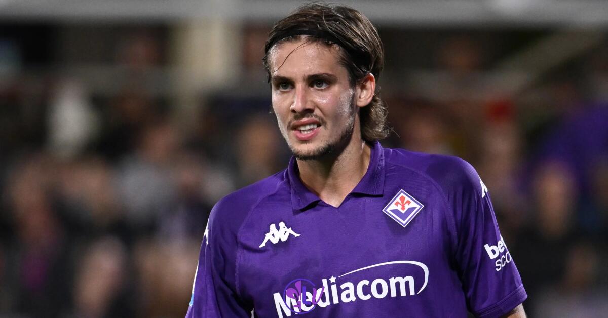 Colpani quando vede l'Udinese si accende. A nessun'altra squadra ha segnato di più, 3 gol fatti - Firenze, Stadio Artemio Franchi, 27.10.2024, Fiorentina-Roma, foto Lisa Guglielmi. Copyright Labaroviola.com