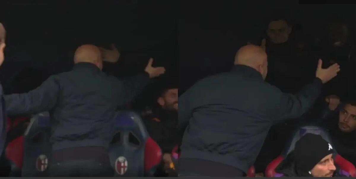 Prima della partita il saluto di Italiano alla Fiorentina, nella panchina viola ha abbracciato tutti i giocatori - 
