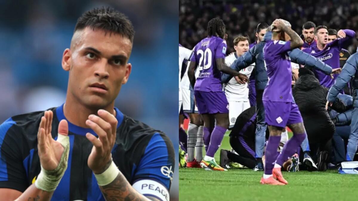 Lautaro: "Per noi dell'Inter la partita è finita quando Bove è caduto a terra. Ho sentito gli argentini della Fiorentina e Palladino" - 