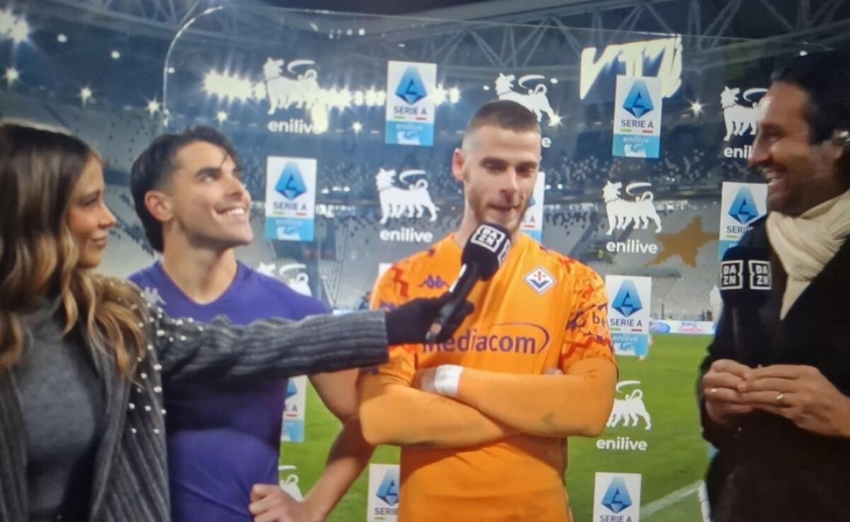 De Gea: "Parata su Vlahovic? Sono caduto male ma alla fine è andato tutto bene" - 