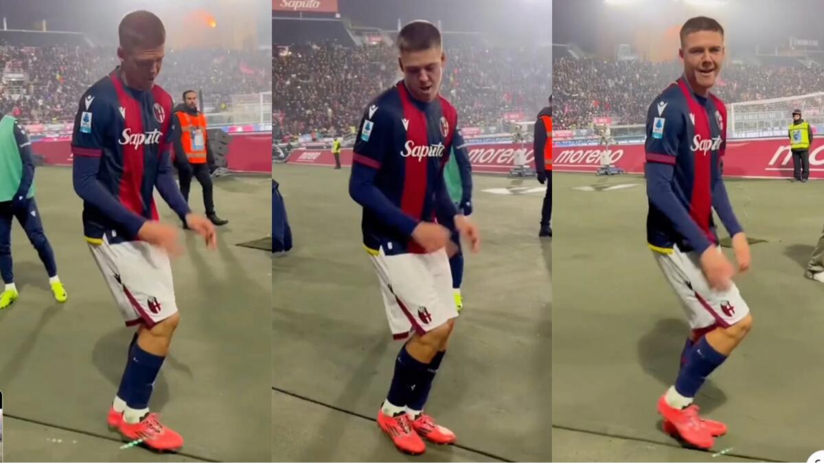 Holm prende in giro Kean, imita la sua esultanza sotto la Curva del Bologna. Il video diventa virale - 