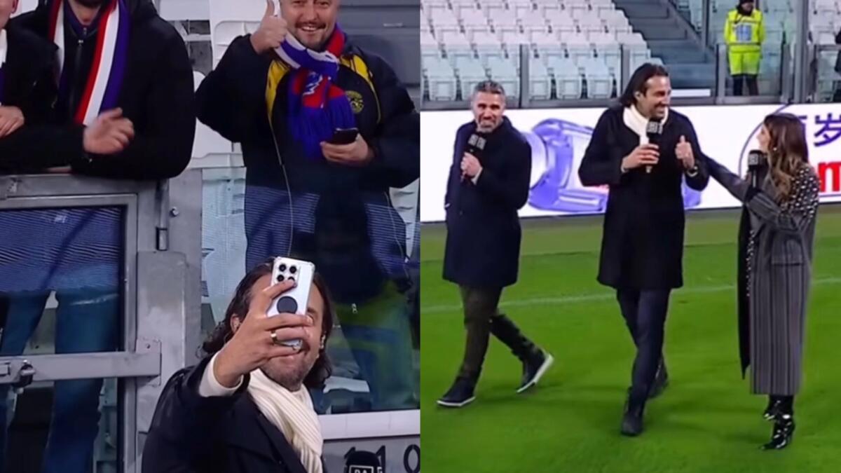 Toni e l'amore dei tifosi della Fiorentina: gli lanciano un telefono per un selfie dal settore ospiti. Il siparietto - 