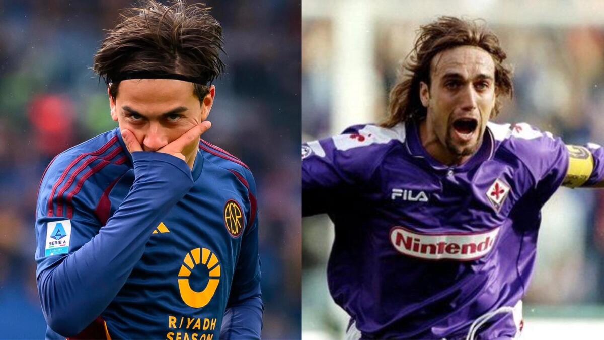 Dybala scavalca Higuain tra i migliori marcatori argentini in Serie A. In testa c'è Batistuta con 184 gol - 
