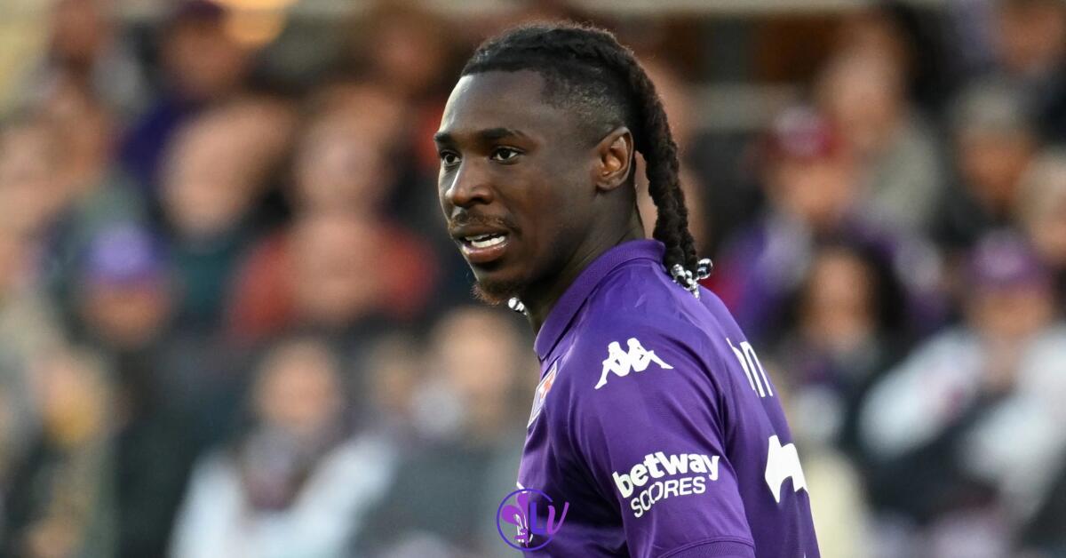 Kean guarda avanti e suona la carica: "Non arrenderti mai per combattere, credi nel viola" - Firenze, Stadio Artemio Franchi, 10.11.2024, Fiorentina-Verona, foto Lisa Guglielmi. Copyright Labaroviola.com