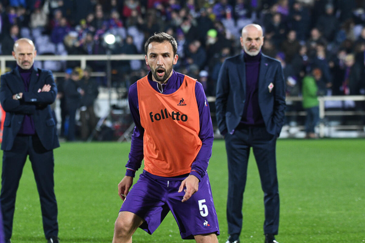 Badelj: "Con Pioli mi sento spesso. Nello spogliatoio prima si facevano scherzi, ora tutti scrollano uno schermo" - Firenze, stadio Artemio Franchi, 9.02.2018, Fiorentina-Juventus, Foto Fiorenzo Sernacchioli. Copyright Labaroviola.com