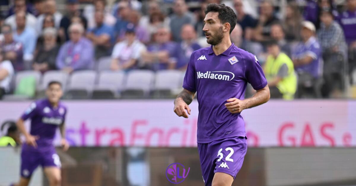 Radio Bruno annuncia: "Cataldi assente dall'allenamento, convocazione difficile per domenica" - Firenze, Stadio Artemio Franchi, 22.09.2024, Fiorentina-Lazio, foto Lisa Guglielmi. Copyright Labaroviola.com