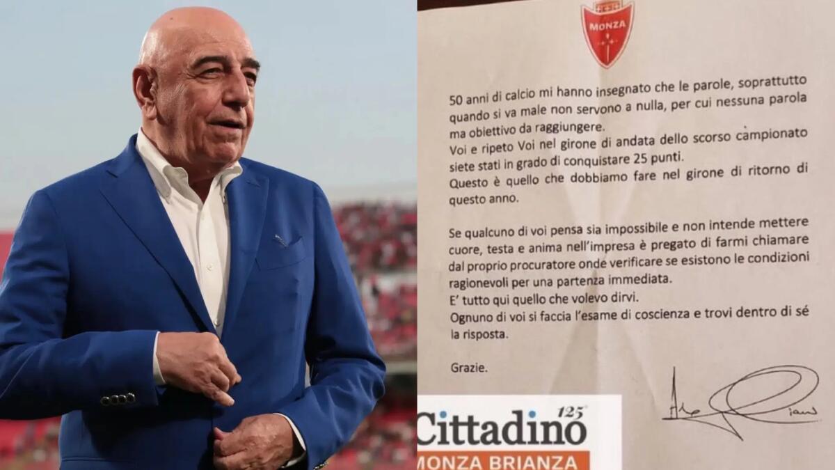 Galliani duro: "Chi non ci crede, può contattare il procuratore e troveremo una nuova soluzione" - 