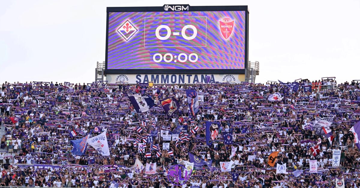 Niente Monza per i tifosi della Fiorentina: vendita dei biglietti vietata ai residenti in provincia di Firenze - Firenze, Stadio Artemio Franchi, 1.09.2024, Fiorentina-Monza, foto Lisa Guglielmi. Copyright Labaroviola.com