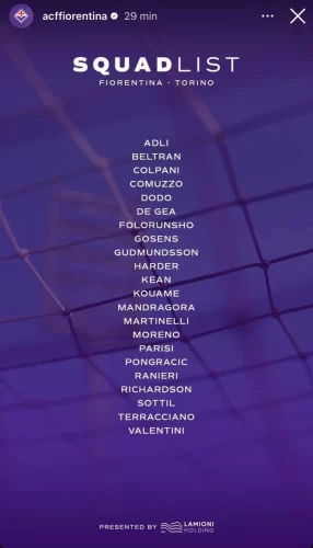 Convocati Fiorentina: Cataldi out. Fuori anche Kayode e Ikonè: cessione vicina?