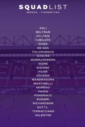 I convocati della Fiorentina per il Monza: Cataldi non ce la fa, c'è Folorunsho. Ok Gudmundsson