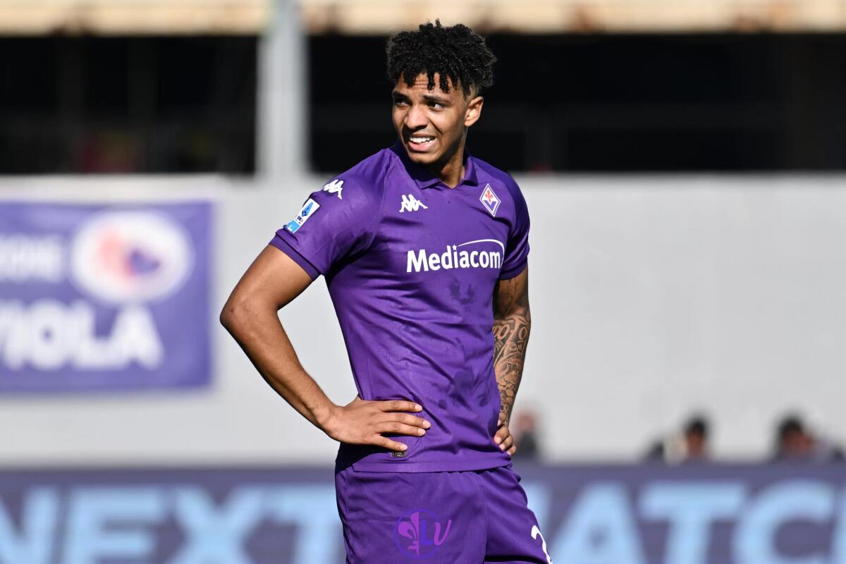 Ndour: "In Nazionale gioco mezzala come oggi. Potevamo chiuderla prima, ma la vittoria ci dà ragione" - Firenze, Stadio Artemio Franchi, 16.02.2025, Fiorentina-Como, foto Lisa Guglielmi. Copyright Labaroviola.com