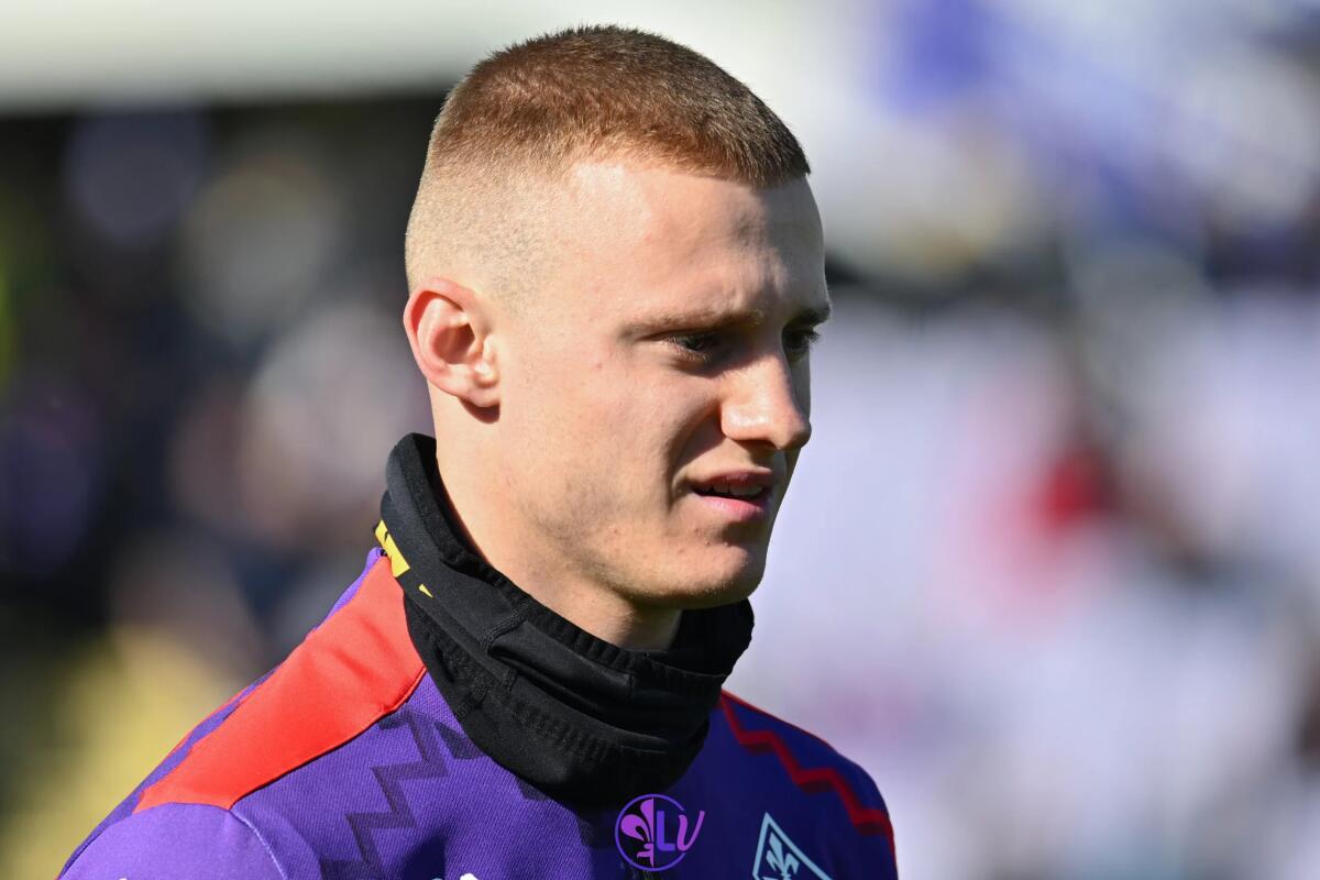 Pongracic ha messo Comuzzo in panchina, solo 30 minuti di media a partita nelle ultime 5 gare - Firenze, Stadio Artemio Franchi, 16.02.2025, Fiorentina-Como, foto Lisa Guglielmi. Copyright Labaroviola.com