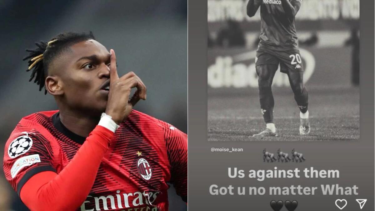 Leao si schiera con Kean: "Siamo noi contro loro. Sono con te sempre, non importa il resto" - 