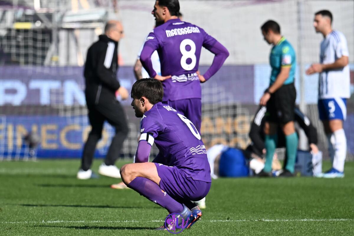 Nazione suona la sveglia: “Il tempo dei discorsi è finito per la Fiorentina. Adesso non si può più sbagliare” - Firenze, Stadio Artemio Franchi, 16.02.2025, Fiorentina-Como, foto Lisa Guglielmi. Copyright Labaroviola.com
