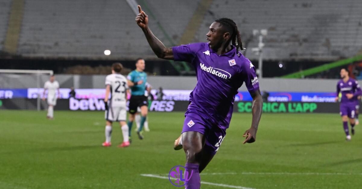 Cm.com scrive: "Sirene dalla Premier per Kean, ma la permanenza alla Fiorentina non è da escludere" - Firenze, Stadio Artemio Franchi, 06.02.2025, Fiorentina-Inter, foto Lisa Guglielmi. Copyright Labaroviola.com