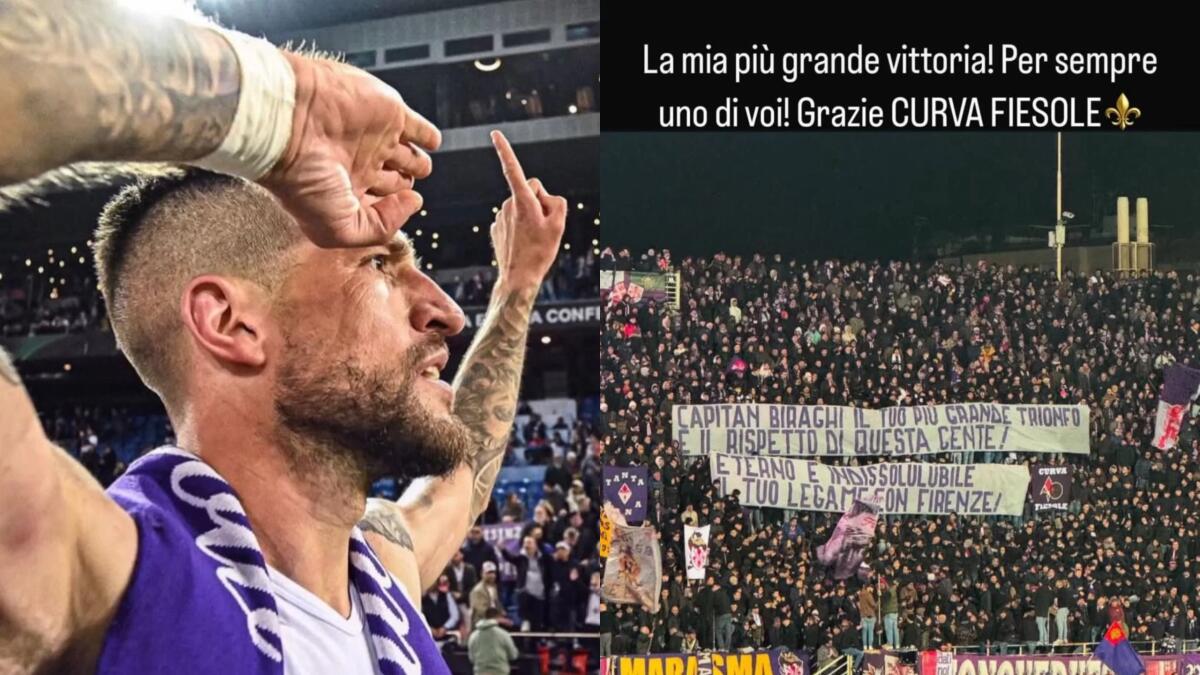 Biraghi risponde allo striscione della Fiesole: "La mia più grande vittoria. Per sempre uno di voi" - 