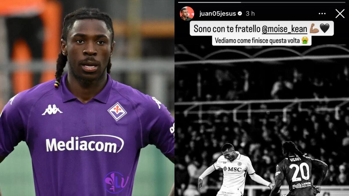 Juan Jesus solidarizza con Kean dopo gli insulti razzisti sui social: "Vediamo come finisce questa volta" - 