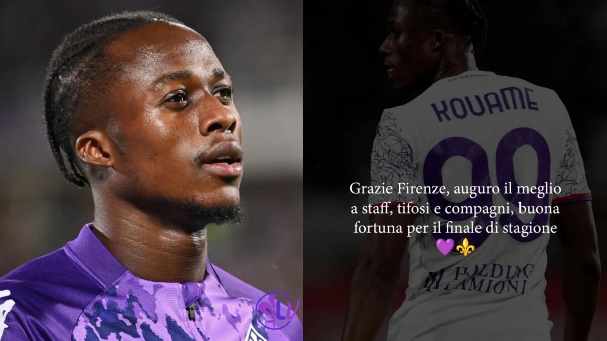 Kouamé saluta la Fiorentina: "Grazie Firenze, auguro il meglio a tutti. Buona fortuna per il finale di stagione" - 