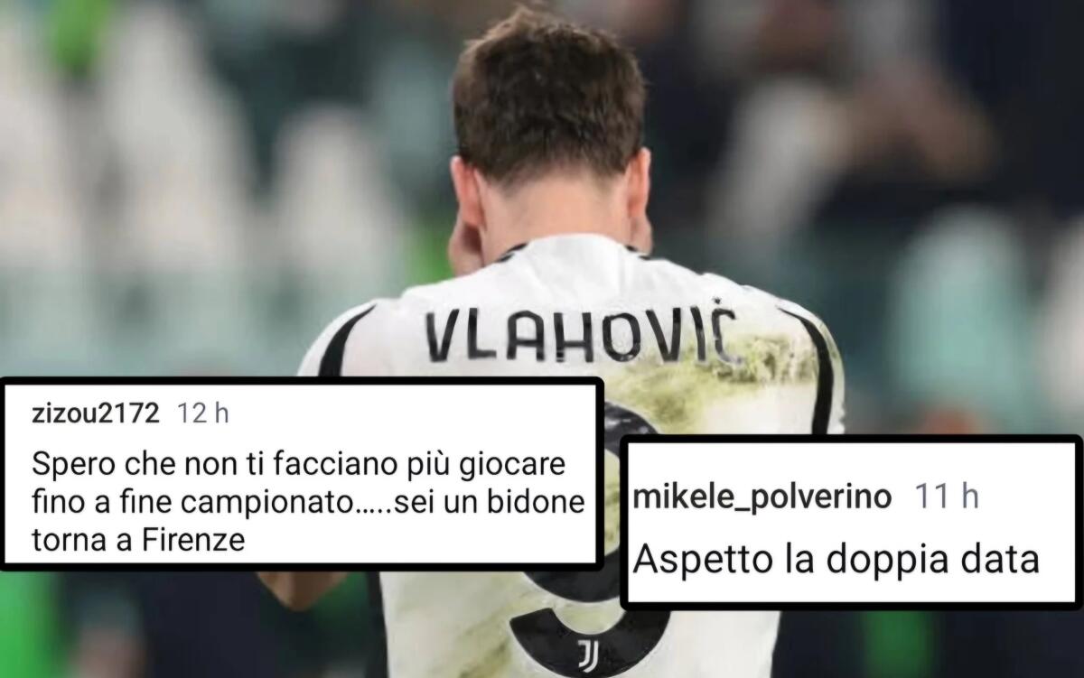 Insulti razzisti, offese e minacce di morte a Vlahovic dai tifosi della Juventus: "Bidone torna a Firenze" - 