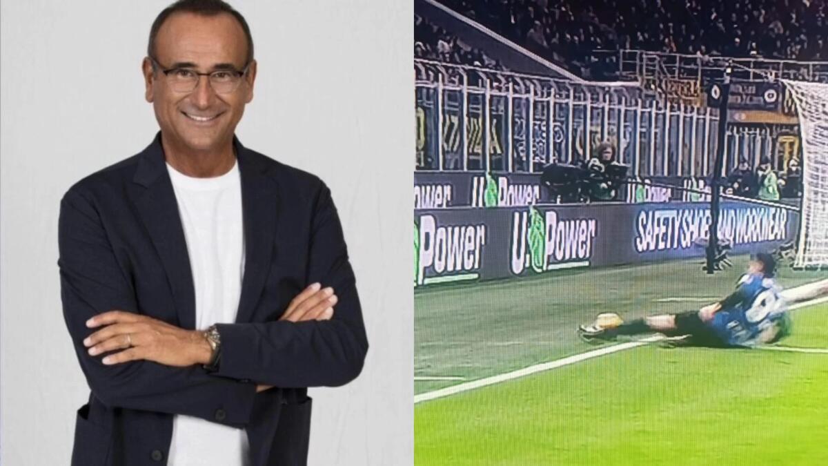 Carlo Conti a Sanremo: "Triste dopo la sconfitta della Fiorentina? No, perché la palla era uscita" - 