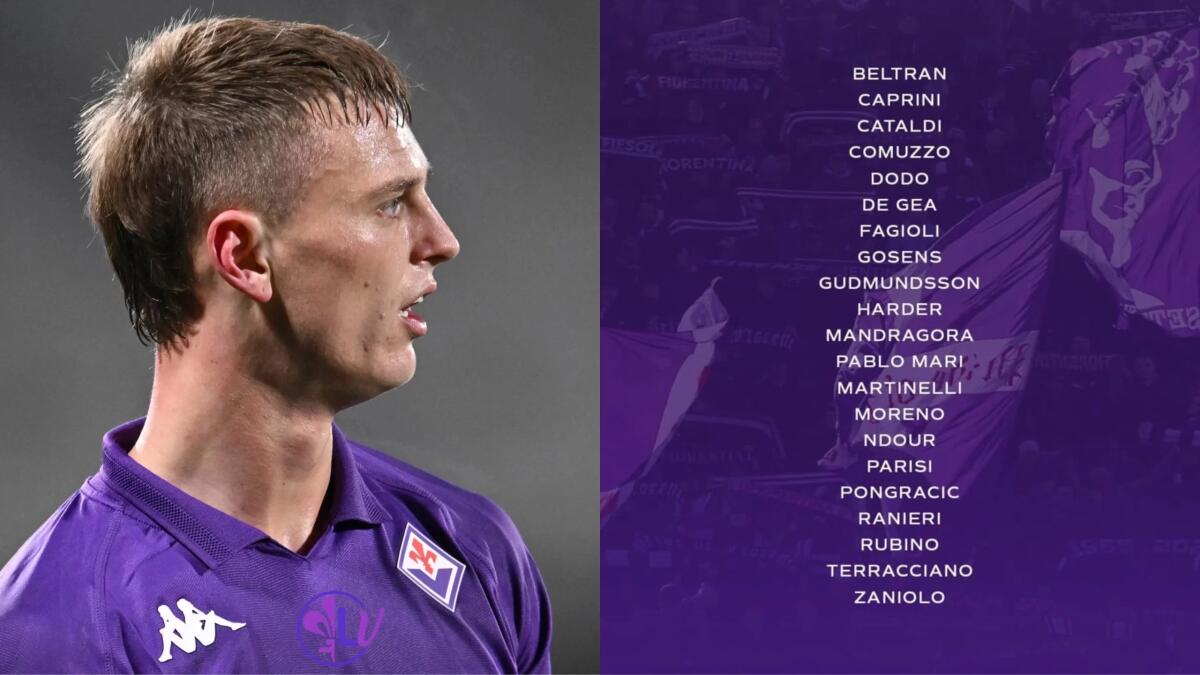 Convocati Fiorentina: A sorpresa convocato Gudmundsson. Non recuperano Adli, Folorunsho e Kean - 